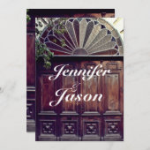 Rustikale Barntür Land Hochzeitseinladungen Einladung (Vorne/Hinten)