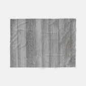 Rustikale Barnwood Fleece-Decke Fleecedecke (Vorderseite (Horizontal))