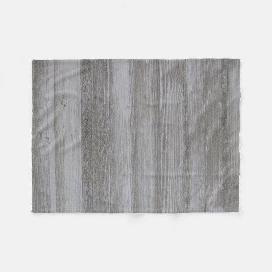 Rustikale Barnwood Fleece-Decke Fleecedecke (Vorderseite (Horizontal))