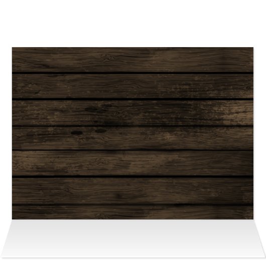 rustikale Barnwood-Hochzeit im Herbst-Platzkarten (Innenansicht Horizontal (Oben))