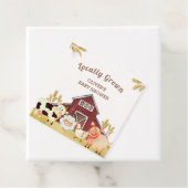 Rustikale Barnyard Farm Animals Baby Dusche Geschenkanhänger (Beispiel)