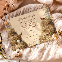 Rustikale Barnyard Farm Animals Diapper Raffle