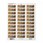 Rustikale Bartholz-Herbstlaube und Streichlichter (Vorne)