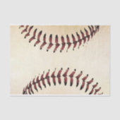 Rustikale Baseball-Strings vertikal Seidenpapier (Vorderseite)