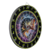 Rustikale Basskunst für Game Liebhaber Dartscheibe (Vorderseite Links)