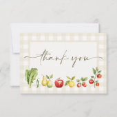 Rustikale Bauern in der Nähe Dankeskarte (Vorderseite)