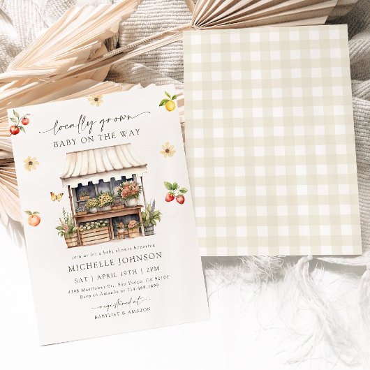 Rustikale Bauern in der Nähe Einladung