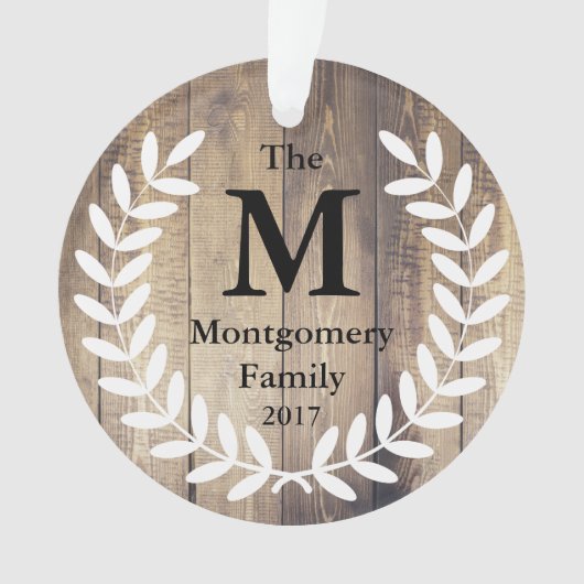 Rustikale Bauernhaus-Scheunen-hölzernes Ornament (Vorderseite)