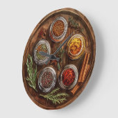 Rustikale Bauernmauer Große Wanduhr (Winkel)