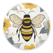 Rustikale Bauernstube Keramikknauf (Vorderseite)