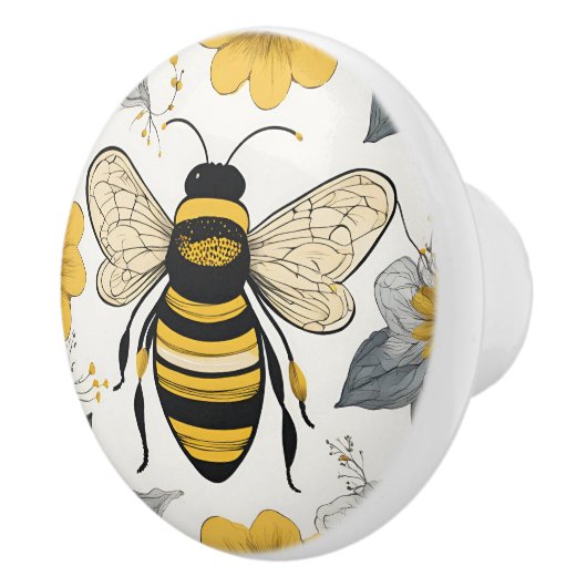 Rustikale Bauernstube Keramikknauf (Rechts)