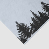 Rustikale Baum-Linie Silhouette Seidenpapier (Ausschnitt)