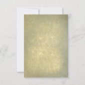 Rustikale Baum- und Streichellichter Hochzeit RSVP (Rückseite)