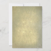 Rustikale Baum- und Streichellichter Hochzeitseinl Einladung (Rückseite)