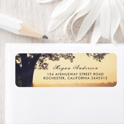 Rustikale Bäume Sommerhochzeit (Insitu)