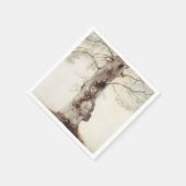 Rustikale Baumhochzeit Serviette (Ecke)