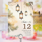 Rustikale Baumhütte Botanische Laternenleuchten Ho Tischnummer