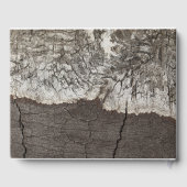 Rustikale Baumkronenhochzeit Gästebuch (Rückseite)