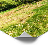 Rustikale Baumlandschaft Foto Poster (Ecke)