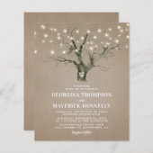 Rustikale Baumlichter zum Hochzeitsfeiern (Vorne/Hinten)