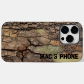 Rustikale Baumrinde, naturbelassene Außenhaut Case (Rückseite (Horizontal))