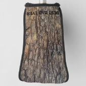 Rustikale Baumrinde, natürliche Außenstruktur Golf Headcover (Rotieren 90)