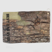 Rustikale Baumrinde, natürliche Außenstruktur Golfhandtuch (Horizontal)