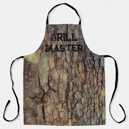 Rustikale Baumrinde, natürliche Außenstruktur Schürze (Vorderseite)