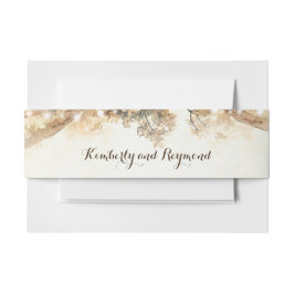 Rustikale Baumzweige und Lichter Einladungsbanderole