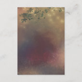 Rustikale Baumzweige und Mason Jars Hochzeitsdetai Begleitkarte (Rückseite)