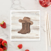 Rustikale BBQ-Probeessen-Napkins | Cowboys Serviette (Beispiel)