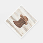 Rustikale BBQ-Probeessen-Napkins | Cowboys Serviette (Ecke)