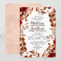 Rustikale Beauty Floral Fall Harvest Border Weddin