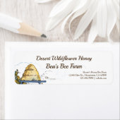 Rustikale Beehive Custom Honey Bee Food Labels (Insitu)