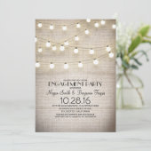 Rustikale Begegnungsfeier mit Rampenreihen Einladung (Stehend Vorderseite)