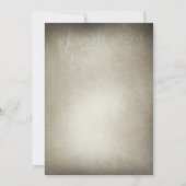 Rustikale Begegnungspartei für Baum- und Stringleu Einladung (Rückseite)