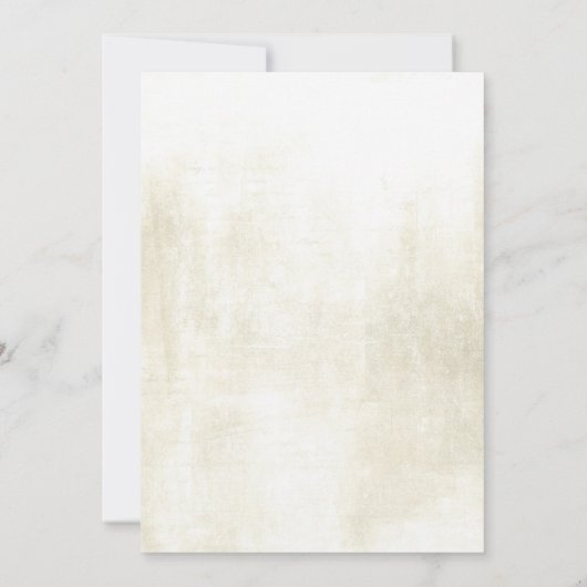 Rustikale Begegnungspartei mit Blumenbaum Einladung (Rückseite)