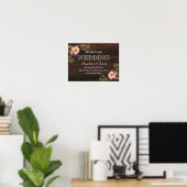 Rustikale Begrüßung Poster (Heimbüro)