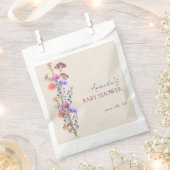 Rustikale Beige Acrylblütendusche Bouquet Baby Geschenktütchen (Ausgeschnitten)