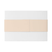 Rustikale Beige Hochzeit Einladungsbanderole (Rückseitenbeispiel)