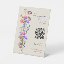 Rustikale Beige Hochzeitsfeier Sockelschild