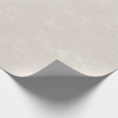 Rustikale Beige Vintag texturierte Weihnachten Geschenkpapier (Ecke)