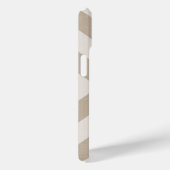 Rustikale Beige X Zickzack Case-Mate iPhone Hülle (Rückseite / Rechts)