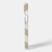 Rustikale Beige X Zickzack Case-Mate iPhone Hülle (Rückseite / Links)