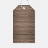 Rustikale Beizen und Biere bis 60 Jahre Geschenkma Geschenkanhänger (Rückseite)