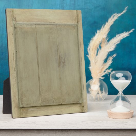 Rustikale Bemalte Holz Fotoplatte (Seite)