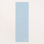 Rustikale Bergbauten Moderne Wasserfarben Yogamatte (Rückseite)