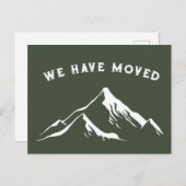 Rustikale Berge, die wir verlegt haben Postkarte (Vorne/Hinten)