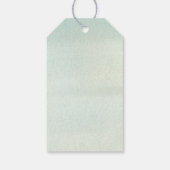 Rustikale Berge Freibad Themenwald bevorzugt Geschenkanhänger (Rückseite)