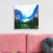 Rustikale Berge Landschaftliche Natur Leinwanddruck (Insitu (Wohnzimmer))